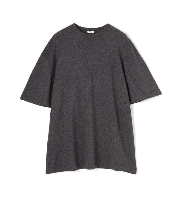 Edition「コットンカシミヤ ハーフスリーブトップス」|Tシャツ・カットソー|17 チャコールグレー
