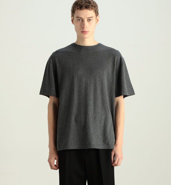 Edition「コットンカシミヤ ハーフスリーブトップス」|Tシャツ・カットソー|