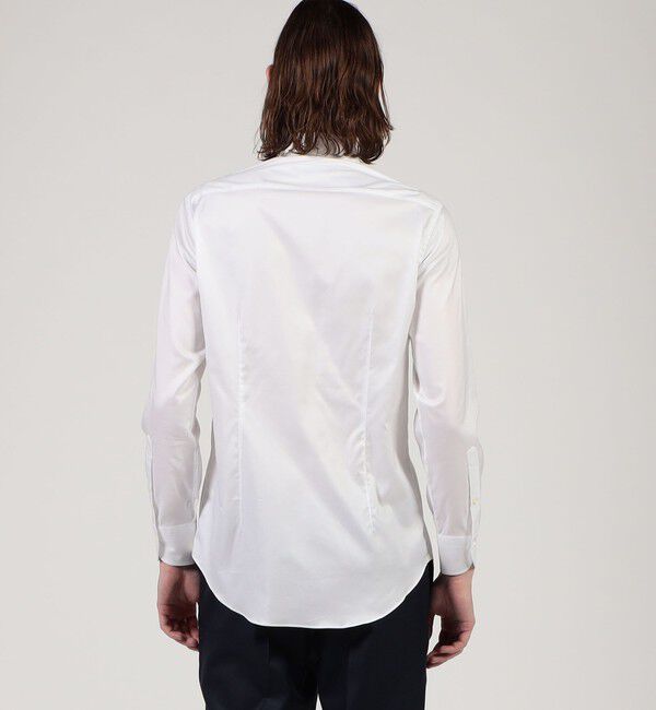 TOMORROWLAND MENS「120/2スーピマコットンドビー ワイドスプレッドカラー ドレスシャツ」|シャツ・ブラウス|