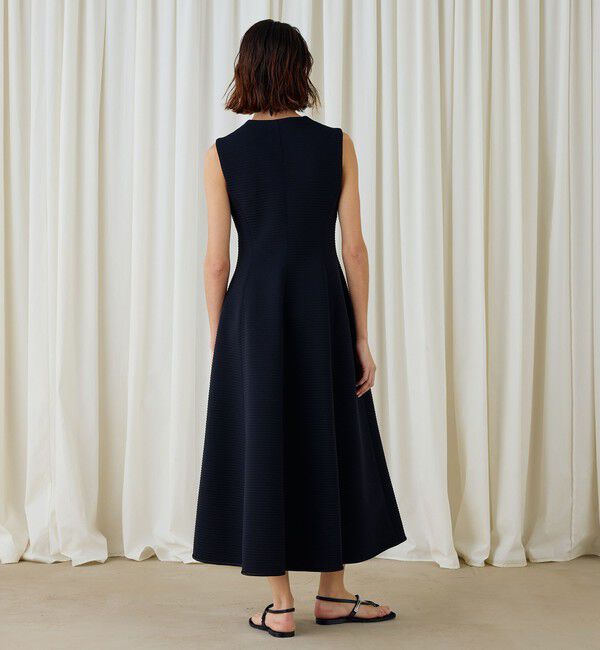 DES PRES「グロスグレインジャージー ノースリーブワンピース」|ワンピース|