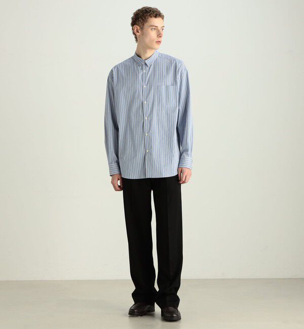 Edition「ウールギャバ ストレートスラックス」|スラックス|