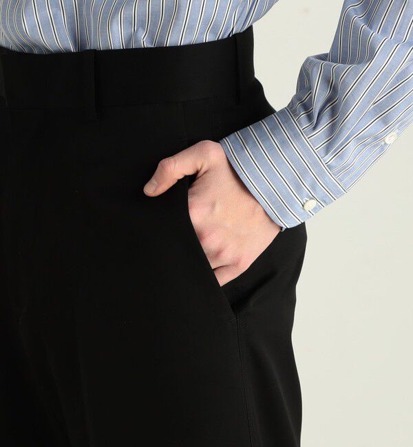 Edition「ウールギャバ ストレートスラックス」|スラックス|