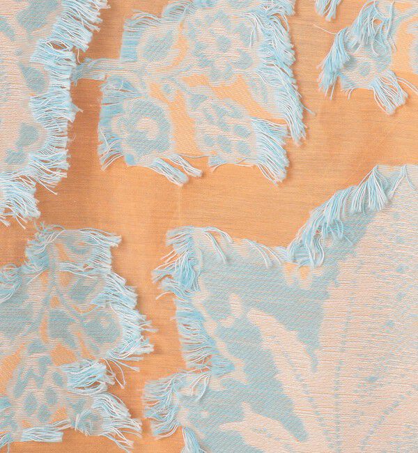 SOULEIADO「カットジャカード バンドカラーシャツワンピース」|ワンピース|