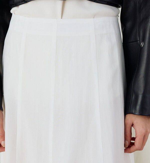 DES PRES「キュプラコットンストライプ バルーンスカート」|スカート|