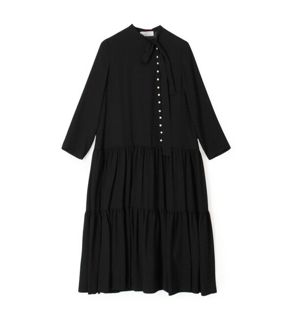 TOMORROWLAND BUYING WEAR「【別注】FLICKA for TOMORROWLAND with pearl ドレス」|ドレス|18 ブラック系