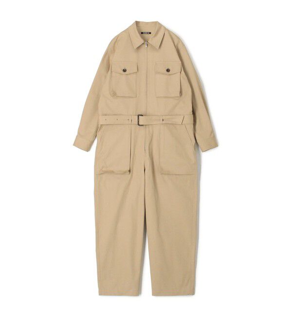 GALERIE VIE「ドライコットンギャバジン ジャンプスーツ」|オールインワン|43 ベージュ
