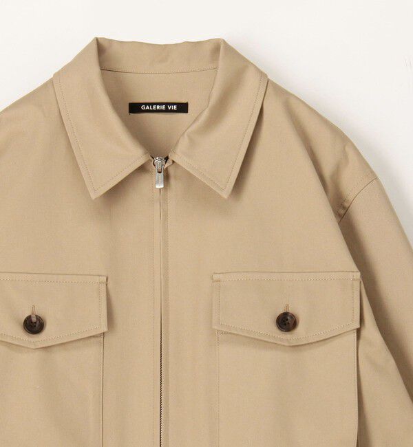 GALERIE VIE「ドライコットンギャバジン ジャンプスーツ」|オールインワン|