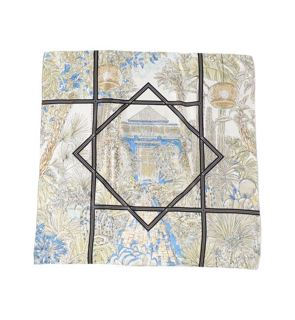 TOMORROWLAND GOODS「manipuri GARDEN シルクスカーフ」|バンダナ・スカーフ|