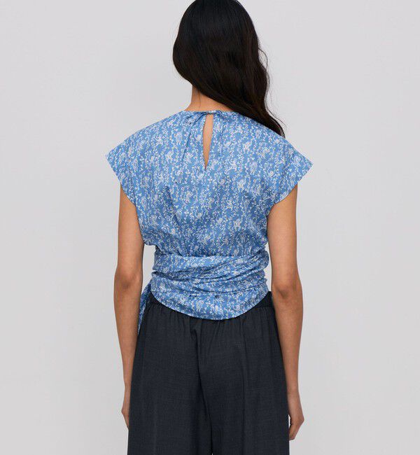 BACCA「サマーリバティ コットンリボンブラウス」|シャツ・ブラウス|