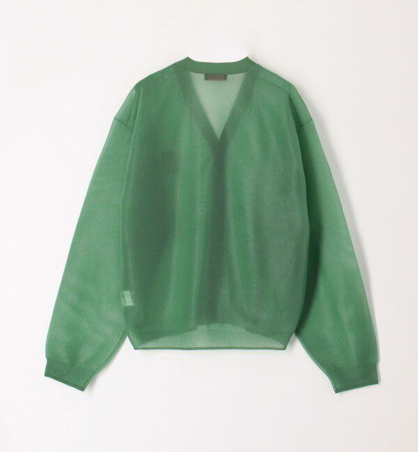CABaN「シアーナイロン Vネックカーディガン」|ニット・セーター|