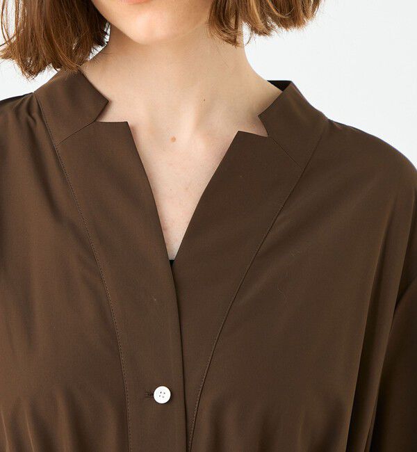 Ballsey「スパンブロード シャツワンピース」|ワンピース|