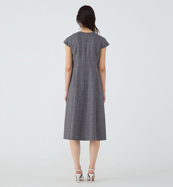 TOMORROWLAND collection「SUMMERTIME BLUE キャップスリーブワンピース」|ワンピース|