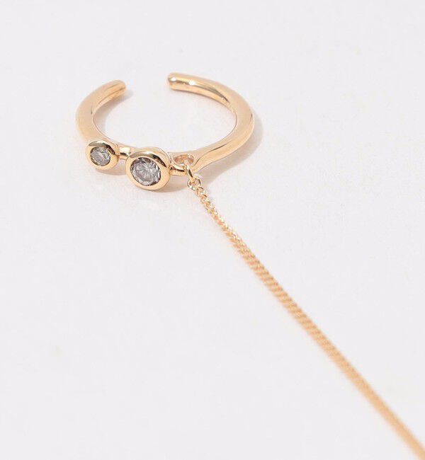 TOMORROWLAND GOODS「Hirotaka DROSERA Diamond Chai 片耳イヤーカフ」|イヤーカフ|