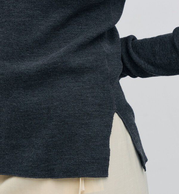 BACCA「ウールワッフルジャージー フィットカットソー」|Tシャツ・カットソー|