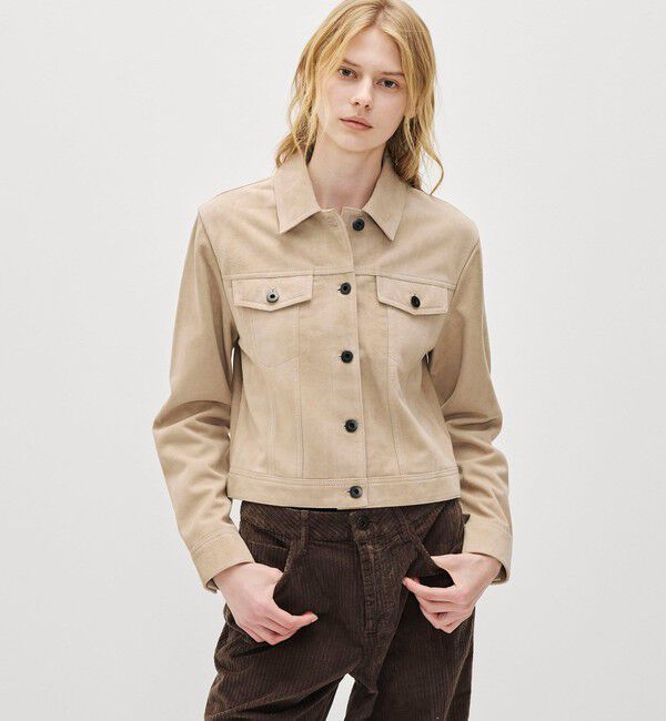 JAMES PERSE「スエードシュランケンジャケット WSGS2668」|ブルゾン・スタジャン|