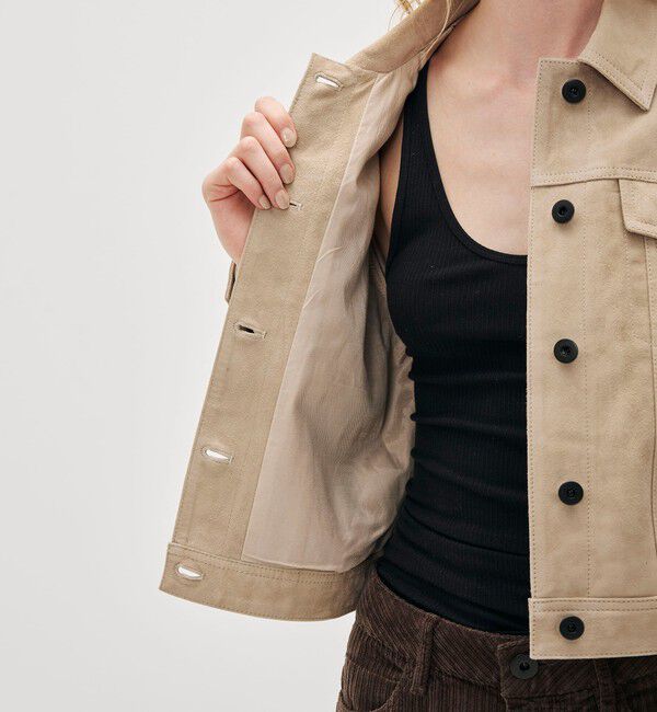 JAMES PERSE「スエードシュランケンジャケット WSGS2668」|ブルゾン・スタジャン|