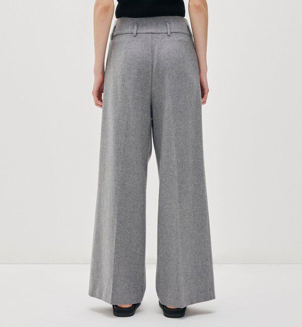 JAMES PERSE「ウールカシミヤブレンド プリーツトラウザーパンツ WWWF1096」|スラックス|