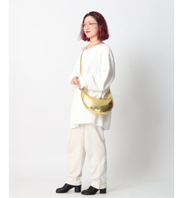  「【blancle/ ブランクレ】M.LETHER 2WAY MOON BAG」|ショルダー・メッセンジャー|