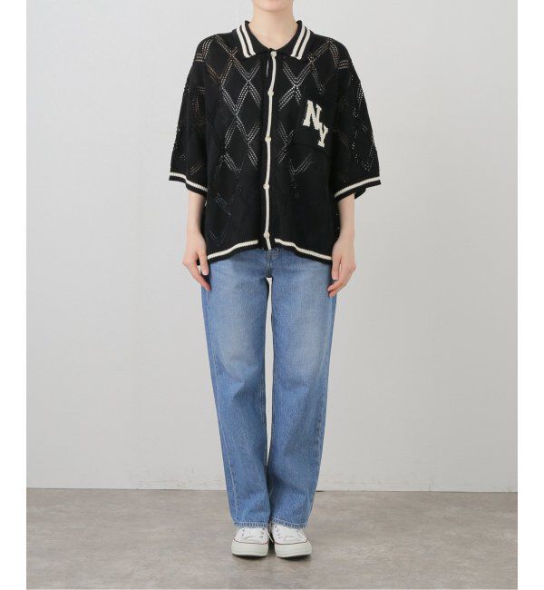 JOINT WORKS「ANNA SUI NYC/クロシェライクシアーニットポロシャツ」|ポロシャツ|