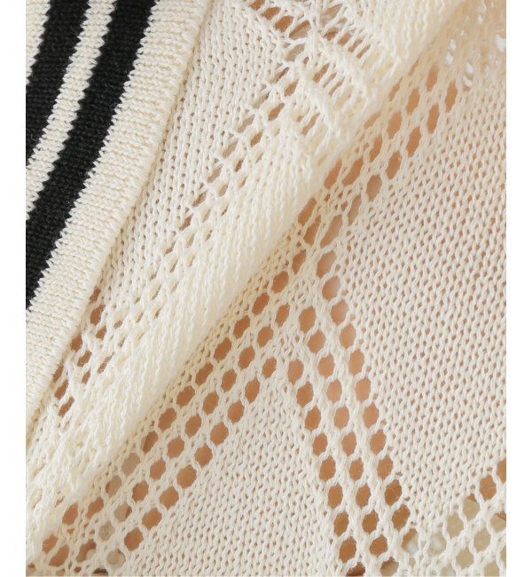 JOINT WORKS「ANNA SUI NYC/クロシェライクシアーニットポロシャツ」|ポロシャツ|