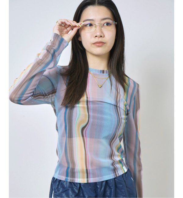 JOINT WORKS「PISCESS/パイシス Holographic Mesh Top」|Tシャツ・カットソー|