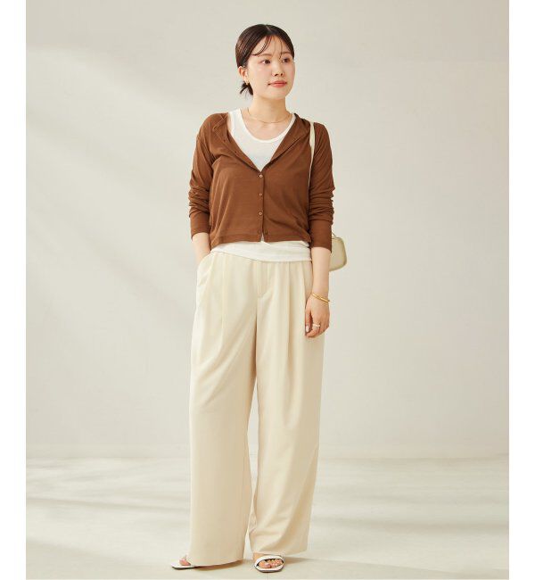 Plage「SHEER カーディガン トップス」|カーディガン|