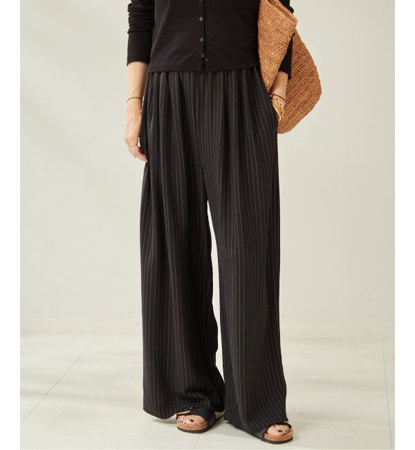 Plage「FLUID STRIPE EASY パンツ」|その他|