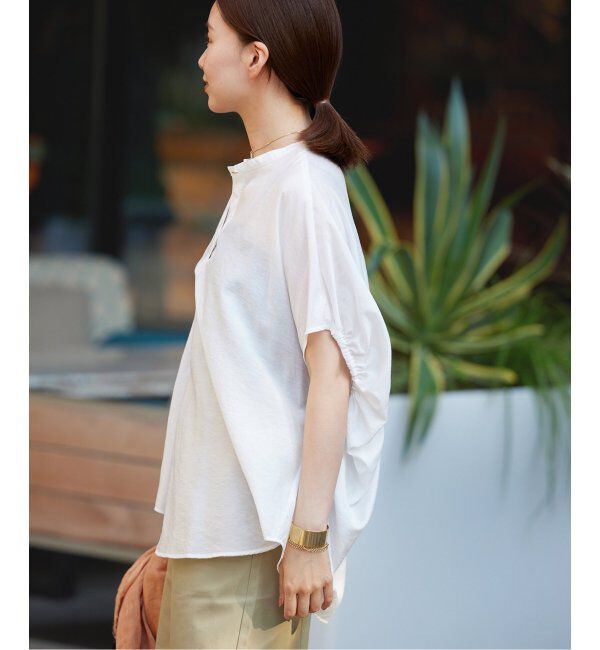 IENA「《追加4》ニュアンスドルマンブラウス」|シャツ・ブラウス|ホワイト