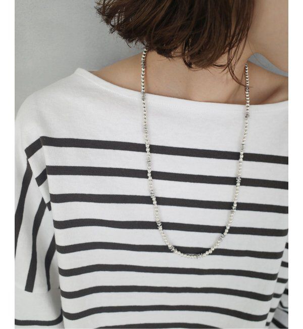 SLOBE IENA「SLOBE ランダムメタルビーズネックレス」|ネックレス|
