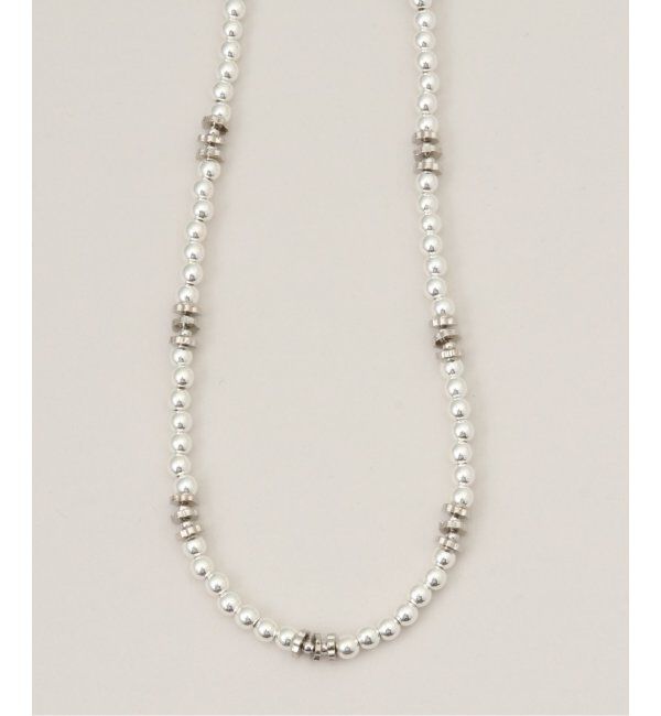 SLOBE IENA「SLOBE ランダムメタルビーズネックレス」|ネックレス|