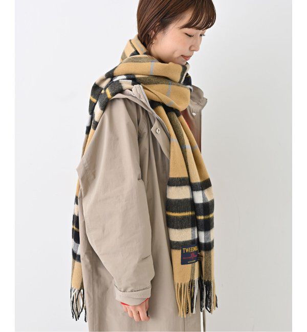 SLOBE IENA「《追加》TWEEDMILL/ツイードミル ストール 70-190-WP」|ストール|