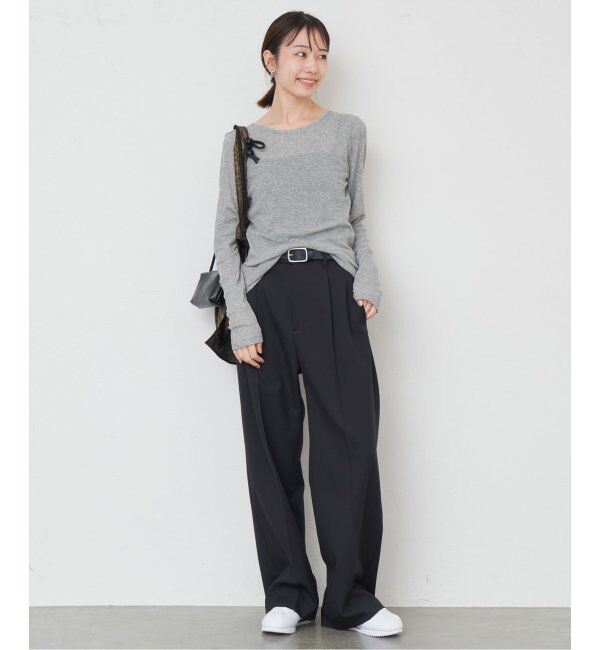 SLOBE IENA「ソフトコットンクルーネック」|Tシャツ・カットソー|