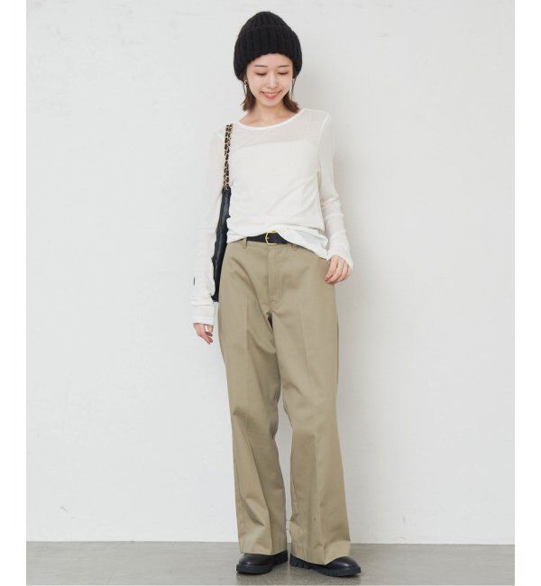 SLOBE IENA「ソフトコットンクルーネック」|Tシャツ・カットソー|