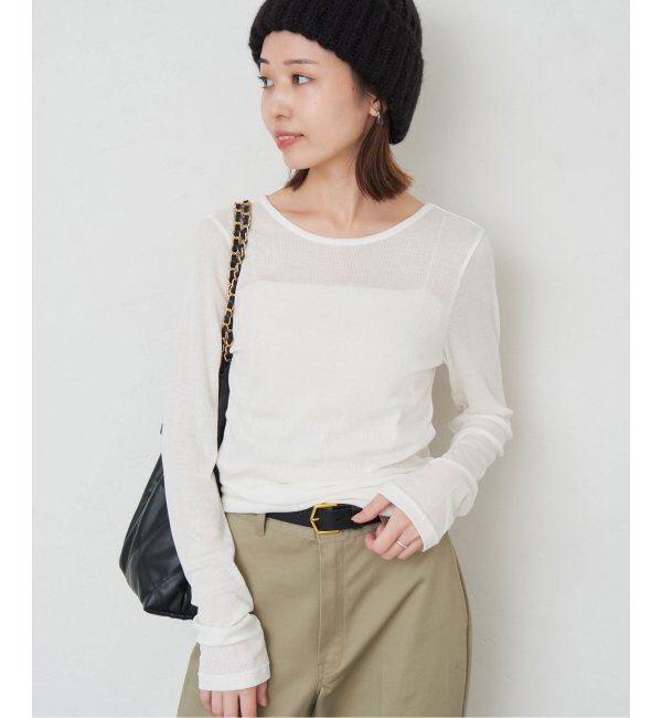 SLOBE IENA「ソフトコットンクルーネック」|Tシャツ・カットソー|