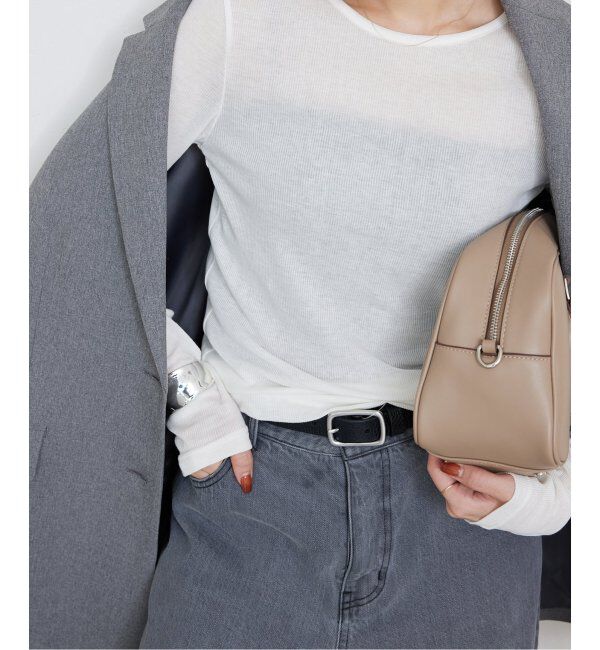 SLOBE IENA「ソフトコットンクルーネック」|Tシャツ・カットソー|