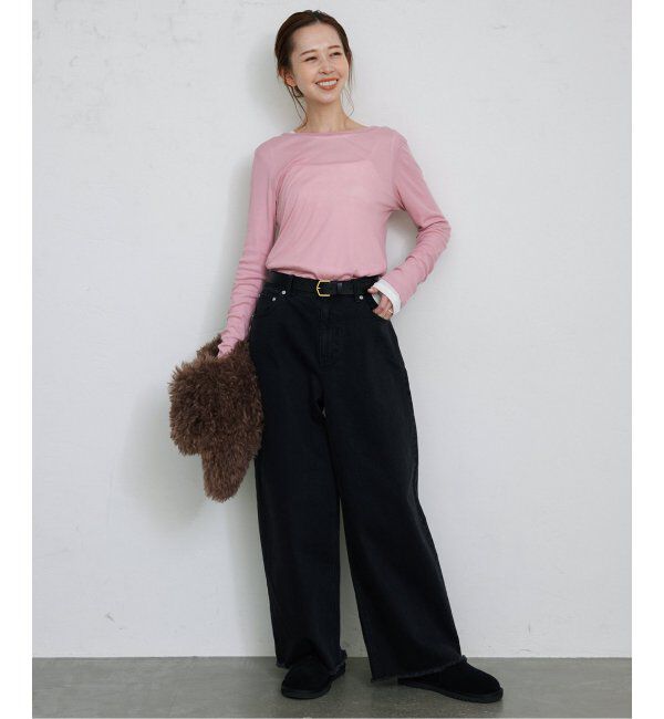 SLOBE IENA「ソフトコットンクルーネック」|Tシャツ・カットソー|