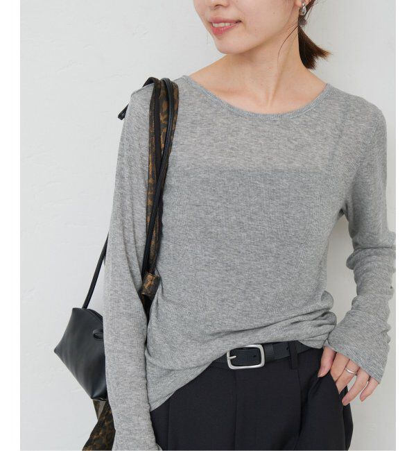 SLOBE IENA「ソフトコットンクルーネック」|Tシャツ・カットソー|