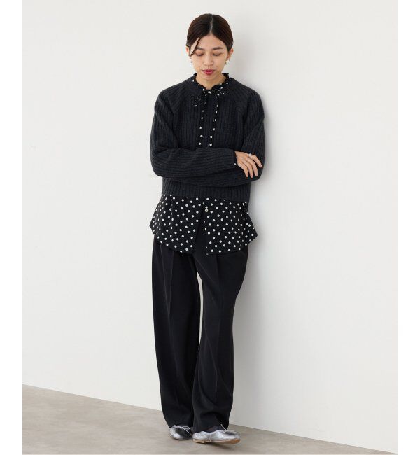 IENA「《追加2》サスペンダーツイルパンツ」|スラックス|