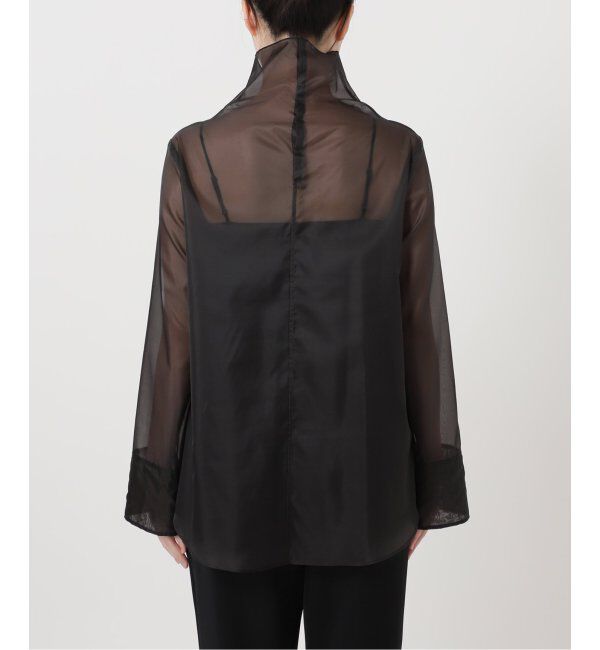 VERMEIL par iena「オーガンジーハイネックブラウス」|シャツ・ブラウス|