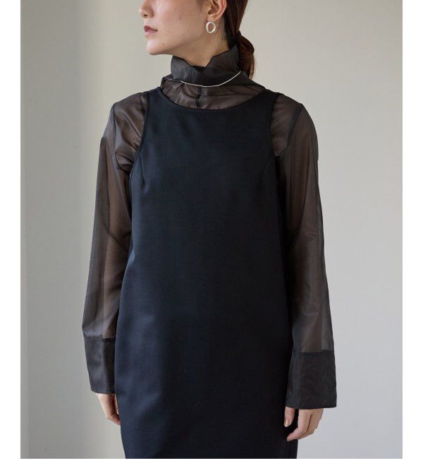 VERMEIL par iena「オーガンジーハイネックブラウス」|シャツ・ブラウス|