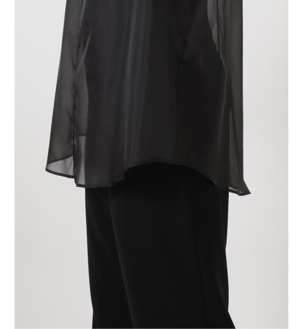 VERMEIL par iena「オーガンジーハイネックブラウス」|シャツ・ブラウス|