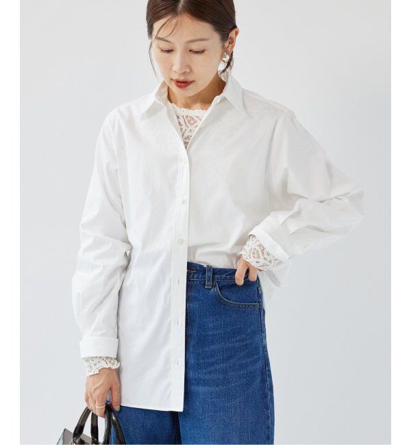 IENA「《追加》スーピマコットン レギュラーカラーシャツ」|シャツ・ブラウス|