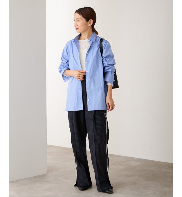 IENA「《追加》スーピマコットン レギュラーカラーシャツ」|シャツ・ブラウス|