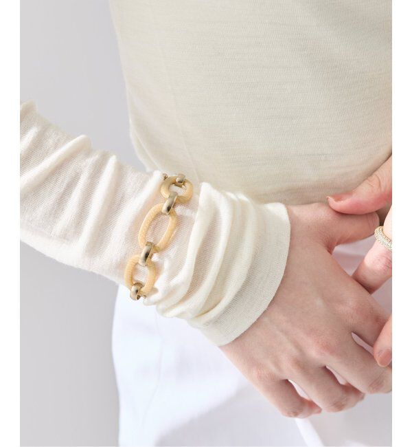 VERMEIL par iena「Junco Paris（ジュンコパリ） 別注Vintage チェーンブレスレット BRT24HV09」|ブレスレット・バングル|イエロー