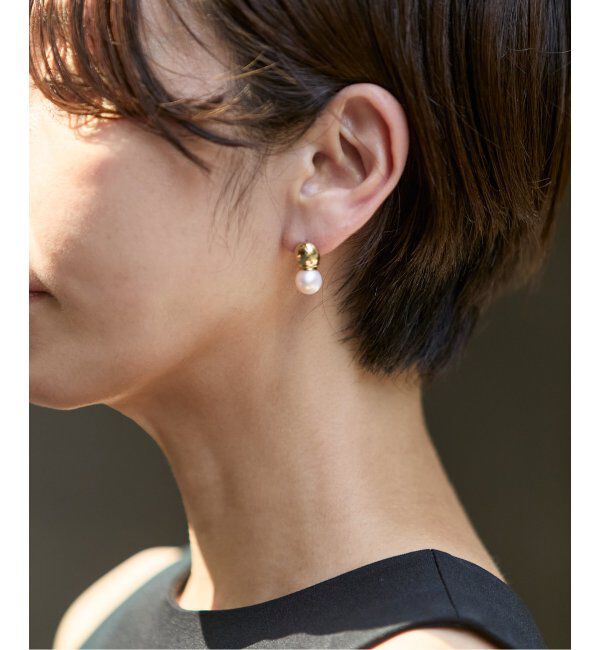 VERMEIL par iena「SAPIR BACHAR（サピア バシャール）PEAL BELL ピアス 58001-00318」|ピアス|ゴールド