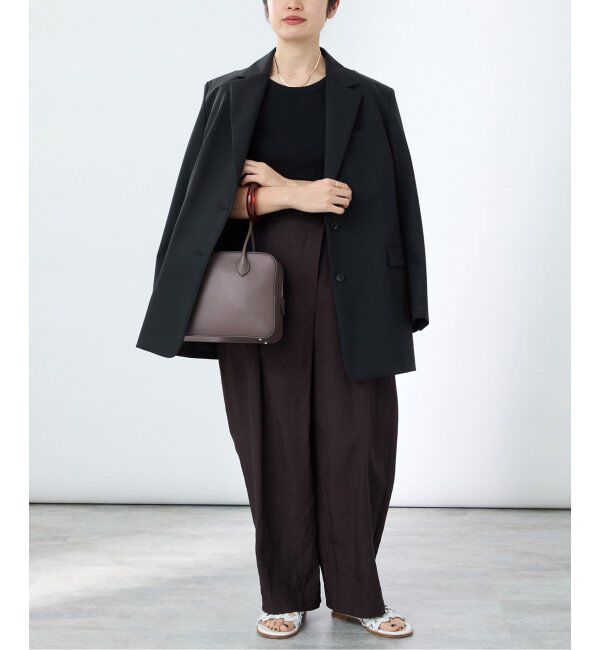 VERMEIL par iena「MAISON CANAU（メゾン カナウ） ボックスボストンM ハンドル別注 シュリンク」|ボストンバッグ|