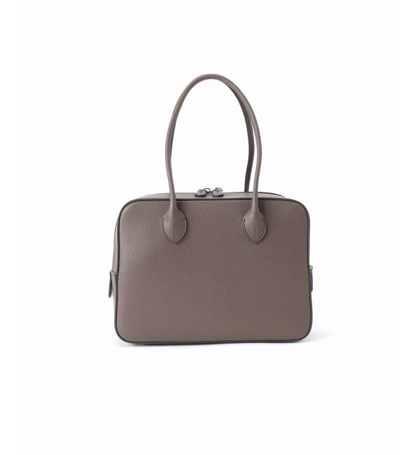 VERMEIL par iena「MAISON CANAU（メゾン カナウ） ボックスボストンM ハンドル別注 シュリンク」|ボストンバッグ|