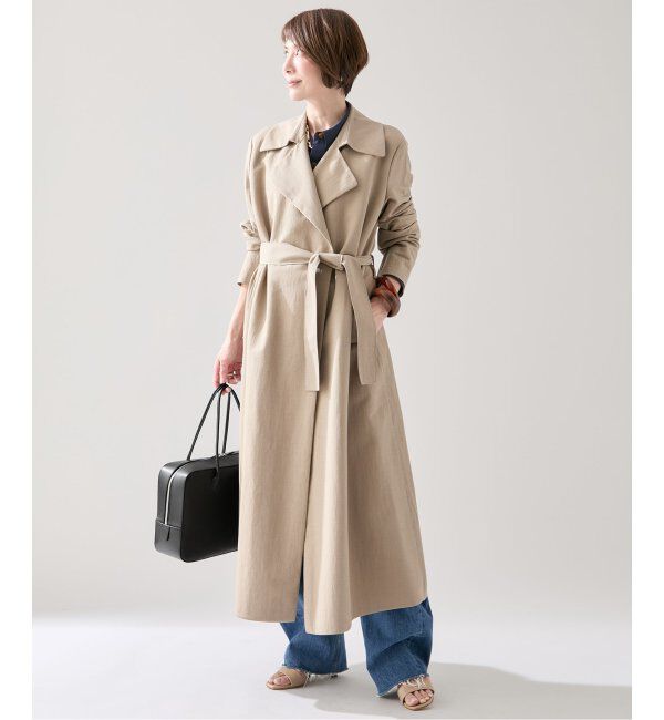 VERMEIL par iena「MAISON CANAU（メゾン カナウ） ボックスボストン Lハンドル 別注シュリンク」|ボストンバッグ|