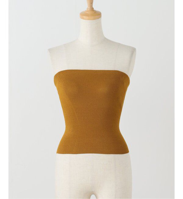 IENA LA BOUCLE「NICENICE MOMENT/ナイスナイスモーメント KNIT BANDEAU」|インナー|ベージュ