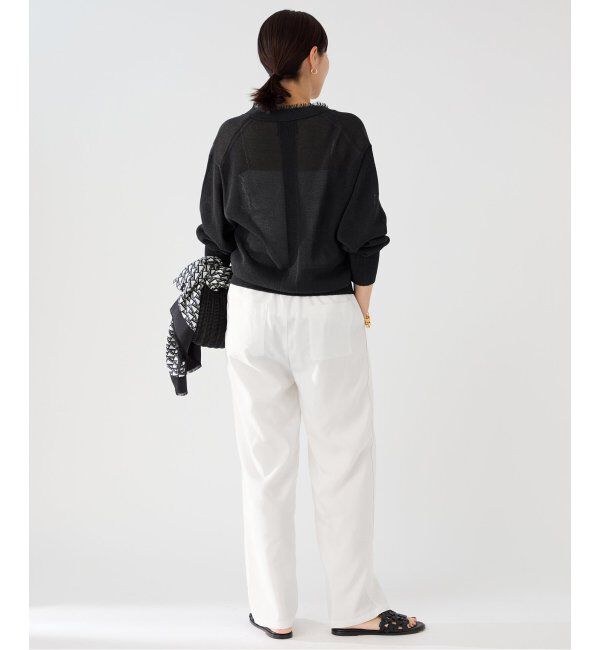 VERMEIL par iena「ペーパーテープヤーン カーデ」|カーディガン|